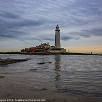 Buy canvas prints of St Marys lighthouse whitley bay  by david siggens