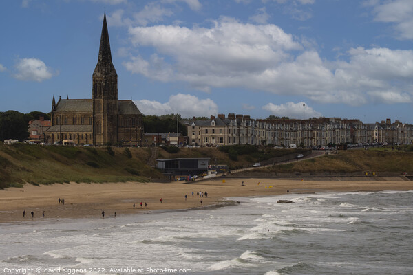 Tynemouth longsands Picture Board by david siggens