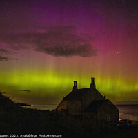 Buy canvas prints of Aurora northumberland Howick by david siggens