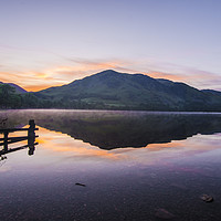 Buy canvas prints of Buttermere lake sunrise by david siggens