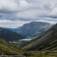 Buy canvas prints of The lake district kirkstone pass by david siggens