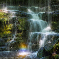 Buy canvas prints of Scaleber foss Waterfall by david siggens