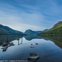 Buy canvas prints of Buttermere reflections by david siggens