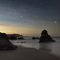 Buy canvas prints of Stary night at Durness by Peter Scott