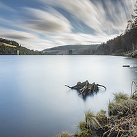Buy canvas prints of Ladybower reservoir from the top by Peter Scott