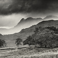 Buy canvas prints of Langdale Pike vs the storm by Peter Scott