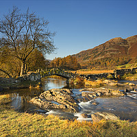 Buy canvas prints of Slaters bridge in the morning light by Peter Scott