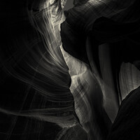 Buy canvas prints of Mysterious Antelope Canyon by Peter Scott