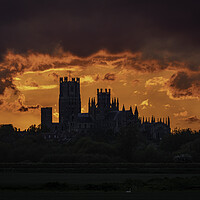 Buy canvas prints of Illuminated Glory of Ely Cathedral by Andrew Sharpe