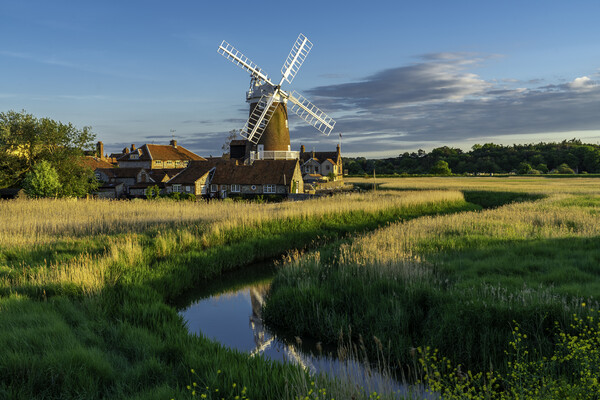 Cley windmill, North Norfolk coast Picture Board by Andrew Sharpe