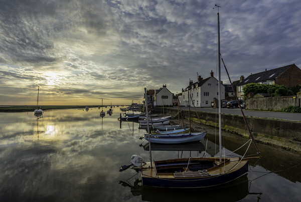 Dawn over Wells-next-the-sea, Norfolk coast, 7th June 2021 Picture Board by Andrew Sharpe