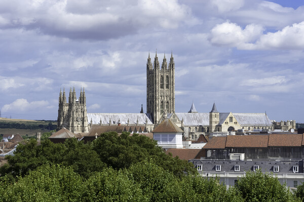 Canterbury Cathedral Picture Board by Andrew Sharpe