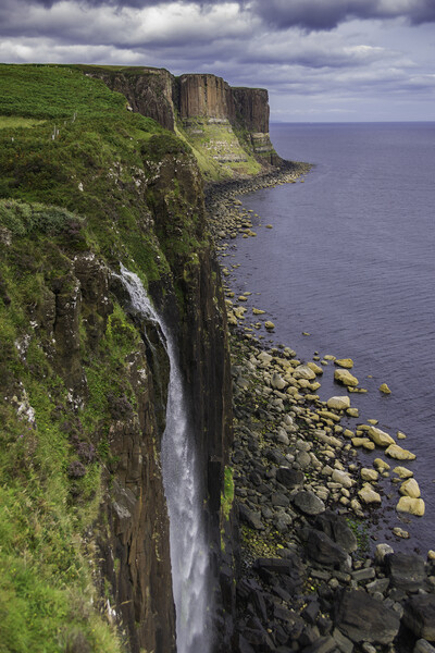 Kilt Rock and Mealt Falls, Skye Picture Board by Andrew Sharpe