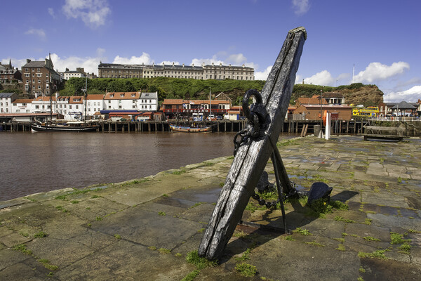 Tate Hill Pier, Whitby Picture Board by Andrew Sharpe