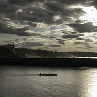 Buy canvas prints of Whitby Friendship Rowing Club by Andrew Sharpe