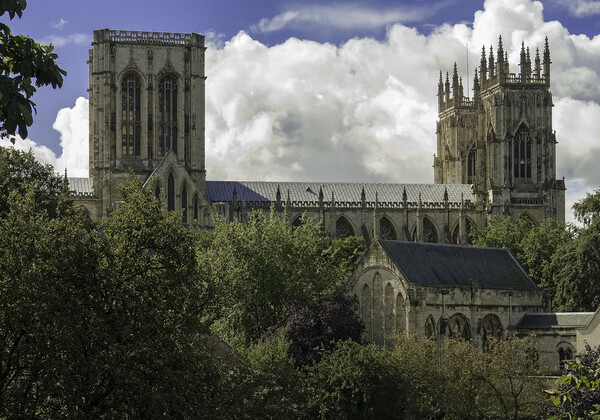 York Minster from the City Walls Picture Board by Andrew Sharpe