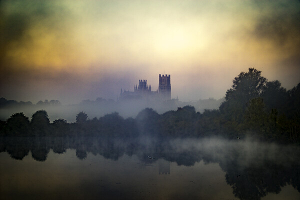Ely Cathedral, from Roswell Lakes Picture Board by Andrew Sharpe