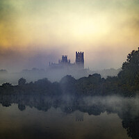 Buy canvas prints of Ely Cathedral, from Roswell Lakes by Andrew Sharpe