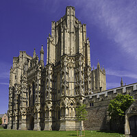Buy canvas prints of Wells Cathedral, Somerset by Andrew Sharpe