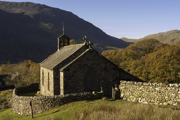 St James Church, Buttermere, Lake District Picture Board by Andrew Sharpe