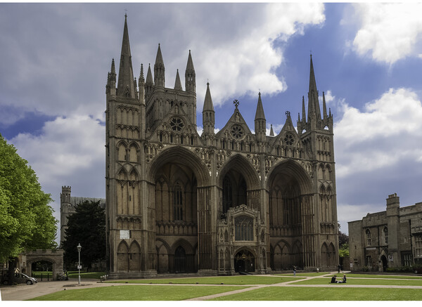 Peterborough Cathedral Picture Board by Andrew Sharpe
