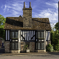 Buy canvas prints of St Mary's Cottage, Ely, Cambridgeshire by Andrew Sharpe