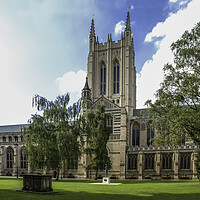 Buy canvas prints of Bury St Edmunds Cathedral, Suffolk by Andrew Sharpe