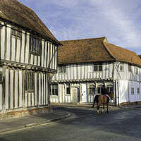 Buy canvas prints of Lavenham, Suffolk by Andrew Sharpe