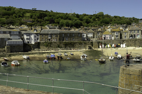 Mousehole, Cornwall Picture Board by Andrew Sharpe