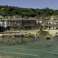 Buy canvas prints of Mousehole, Cornwall by Andrew Sharpe
