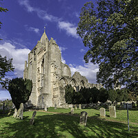 Buy canvas prints of Crowland Abbey by Andrew Sharpe