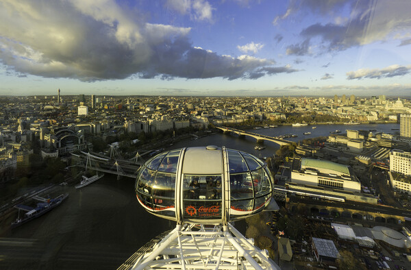 London Eye, London Nov 2015 Picture Board by Andrew Sharpe