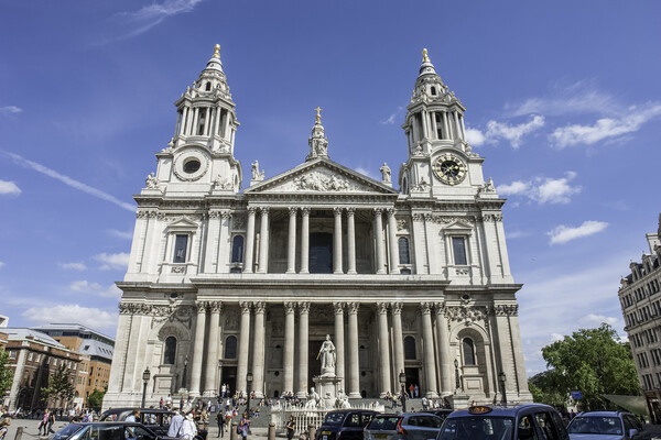 St Paul's Cathedral Picture Board by Andrew Sharpe
