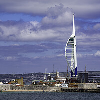 Buy canvas prints of The Spinnaker Tower, Portsmouth harbour by Andrew Sharpe