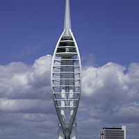Buy canvas prints of The Spinnaker Tower, Portsmouth harbour by Andrew Sharpe