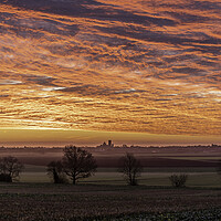 Buy canvas prints of Pre-dawn over Ely, Cambridgeshire by Andrew Sharpe