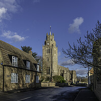 Buy canvas prints of St Andrew's Church, Sutton-in-the-Isle, Cambridgeshire, 27th Jan by Andrew Sharpe