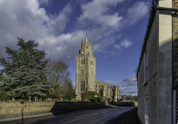 St Andrew's Church, Sutton-in-the-Isle, Cambridgeshire, 27th Jan Picture Board by Andrew Sharpe