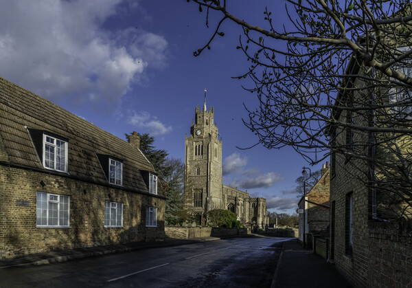 St Andrew's Church, Sutton-in-the-Isle, Cambridgeshire, 27th Jan Picture Board by Andrew Sharpe