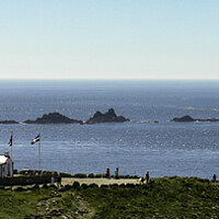 Buy canvas prints of Land's End by Andrew Sharpe