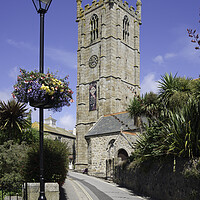 Buy canvas prints of St Ives Church, Cornwall by Andrew Sharpe