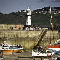 Buy canvas prints of St Ives Harbour, Cornwall by Andrew Sharpe