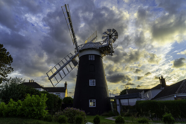 Paston Mill, 24th June 2022 Picture Board by Andrew Sharpe