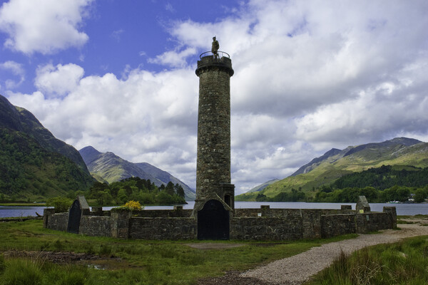 Glenfinnan Monument Picture Board by Andrew Sharpe