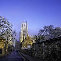 Buy canvas prints of Frosty, misty morning in Ely, Cambridgeshire, 22nd January 2023 by Andrew Sharpe
