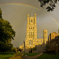 Buy canvas prints of Ely Cathedral, Cambridgeshire by Andrew Sharpe