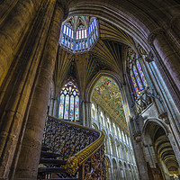 Buy canvas prints of The Octagon, Ely Cathedral by Andrew Sharpe