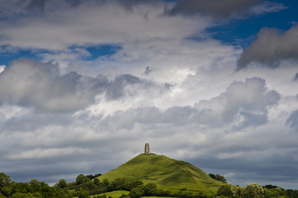St Michael's Tower, Glastonbury Tor Picture Board by Andrew Sharpe