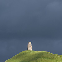 Buy canvas prints of St Michael's Tower, Glastonbury Tor by Andrew Sharpe