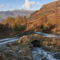 Buy canvas prints of Ashness Bridge, Lake District by Andrew Sharpe